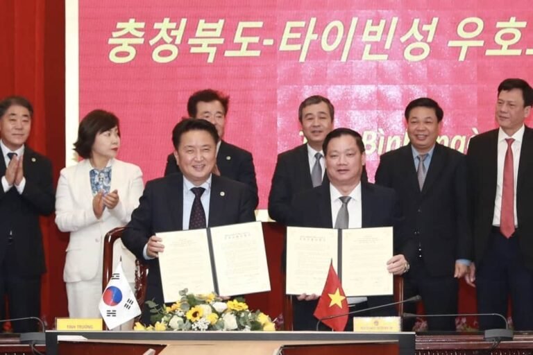 충북도, 베트남 타이빈성과 우호교류협정 체결