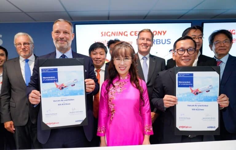 비엣젯항공, 에어버스에 A321neo 100대 주문…총 150대 규모