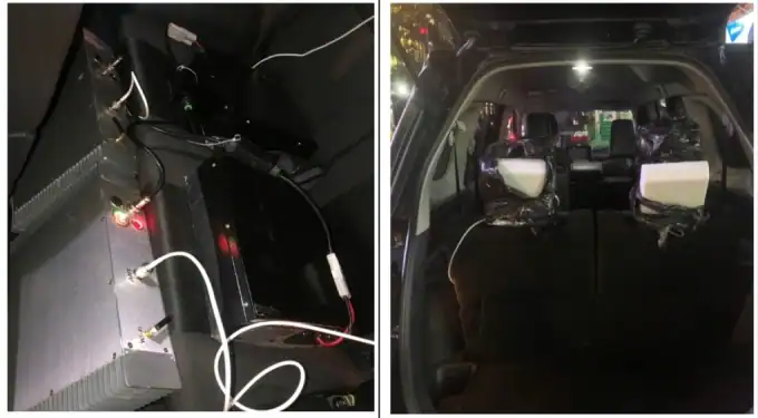 ‘가짜 통신기지국’ 설치해 교통벌금 사기친 외국인 체포