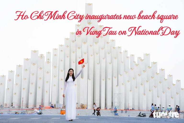 호찌민시, 붕따우에 땀탄 광장 공식 개막