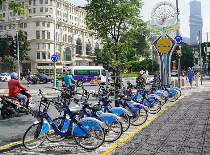 호찌민시 공공자전거 ‘외면’…4년 새 이용 4분의 1토막