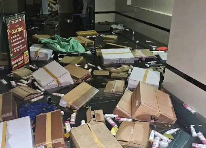 하노이 기업들 태풍에 ‘속수무책’…화장품점 8억 동 손실, 급식업체 음식 폐기