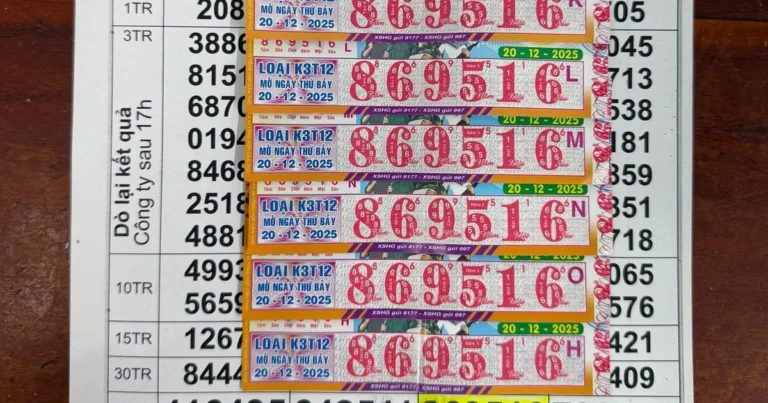 복권 1등 120억 VND 당첨, 남성은 즉시 예금