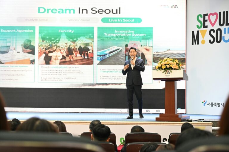 오세훈, 하노이대서 ‘인재유치’ 강연…”미래 함께 설계하자”