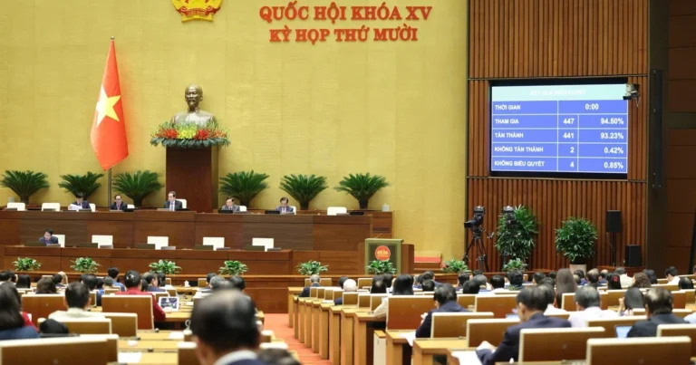 국회, 2050년 비전 확정 – 베트남의 강국 전망