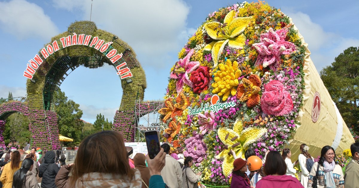 다낭의 거대 꽃다발, 베트남 기록 수립