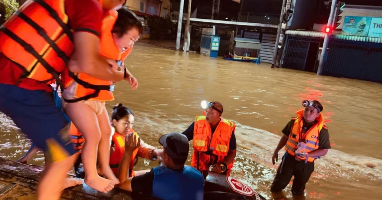 람돈에서 폭우로 인한 대규모 피해의 원인