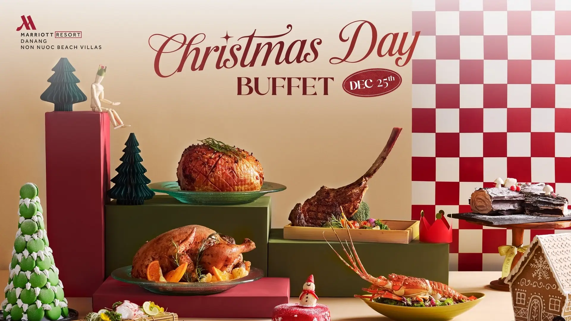 맨호 레스토랑, 크리스마스 뷔페 개최