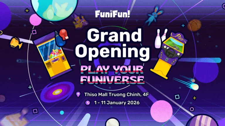 베트남 최초 FuniFun! 메가 엔터테인먼트 센터 개장