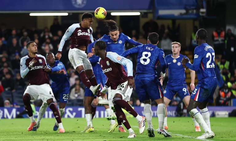 아스트론 빌라, 첼시 2-1 역전승