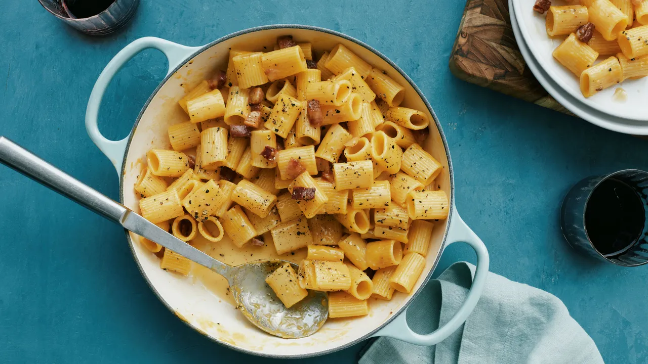 파스타 카르보나라, 팬체타와 조리법 소개