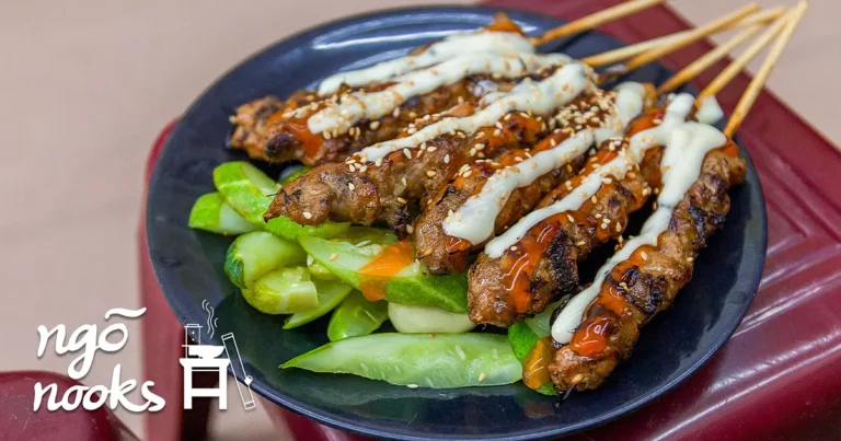 하노이 최고의 꼬치 바게트 가게 소개