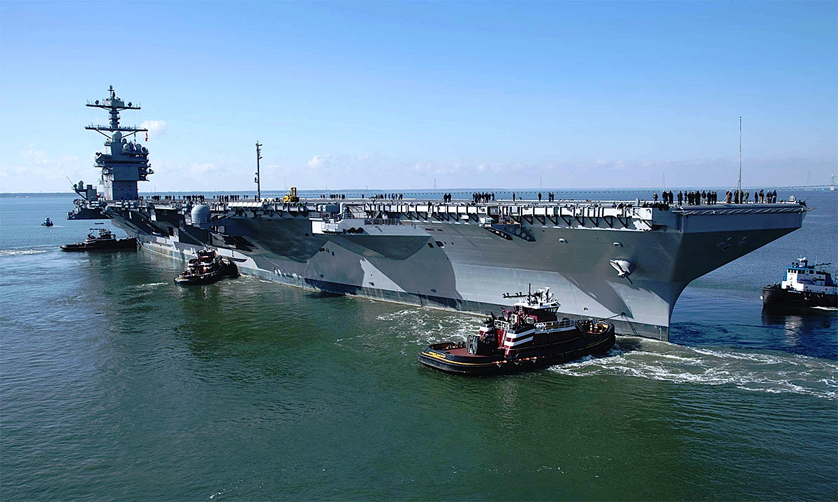 美 차세대 항모 케네디함, 첫 해상시험 시작…인도 또 지연