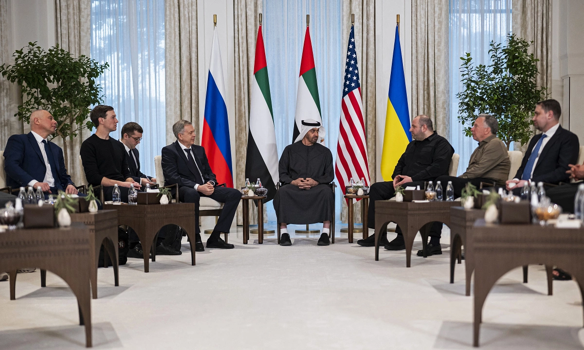 미·러·우크라 대표단, 아부다비서 첫 3자 평화협상