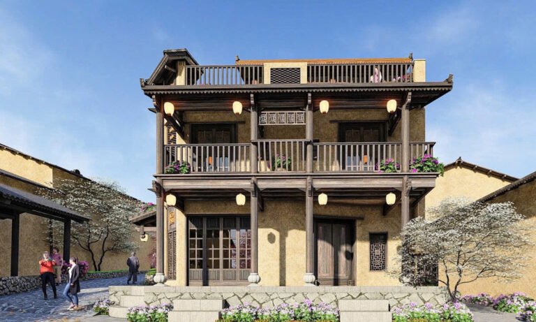 하노이 근처 롤로차이 마을 논란의 새 집