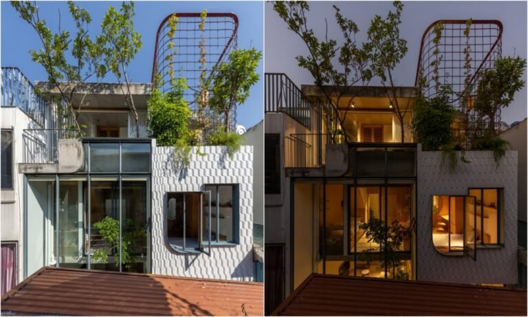 하노이(Hà Nội) 좁은 골목집, 밝고 통풍 좋아