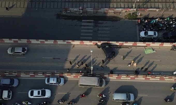 하노이에서 가속페달 착각으로 치명적 연쇄 사고 발생