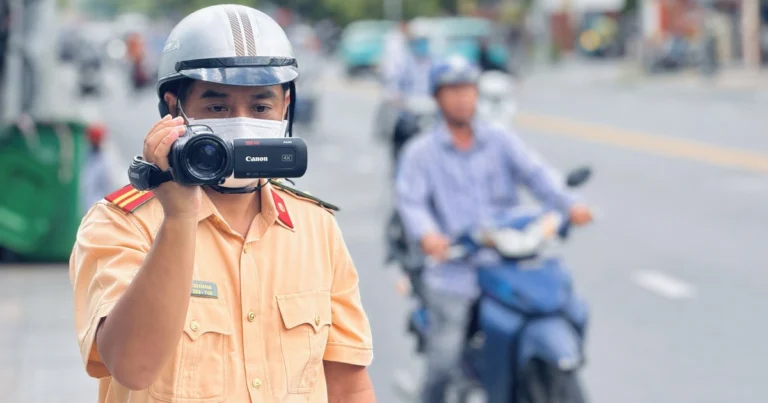 호찌민시 경찰, 아파트 인도·골목 불법 주차 135대 단속