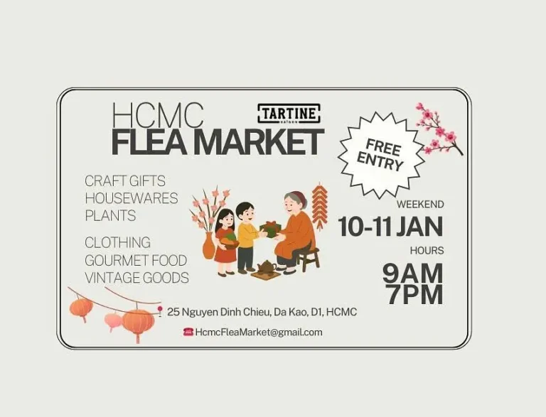 호찌민시, 구정 맞이 ‘벼룩시장’ 개최…수제 선물·빈티지 제품 등 판매