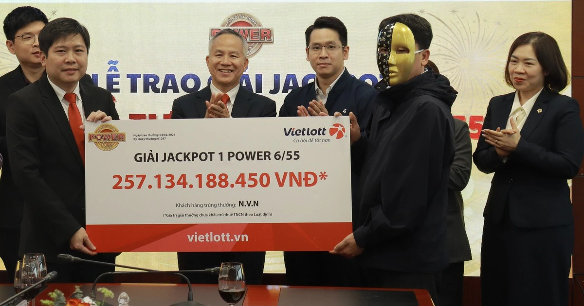 257억 동(VND) 규모 비엣로트(Vietlott) 잭팟 당첨자 탄생... 설 앞두고 6억 동 기부