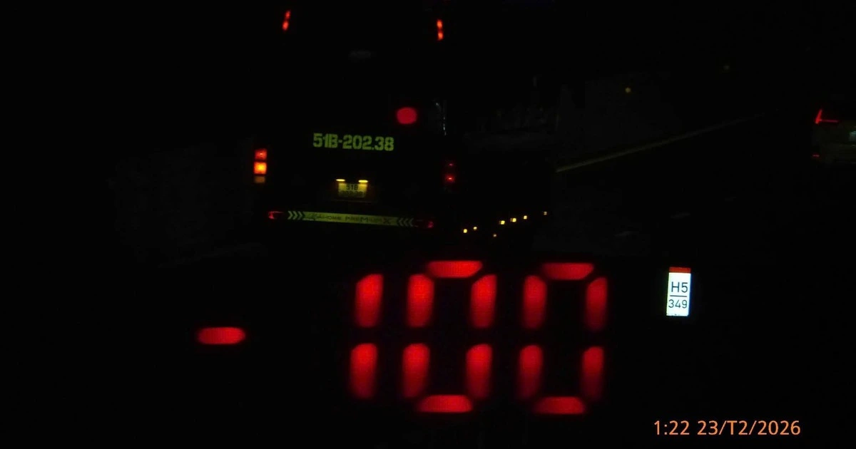 밤낮 없는 속도 제한 단속... 호찌민(Ho Chi Minh City) - 번퐁(Van Phong) 고속도로서 52건 적발