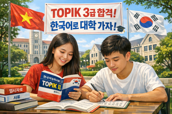 베트남, TOPIK 3급으로 대입 영어 면제 시대 열어