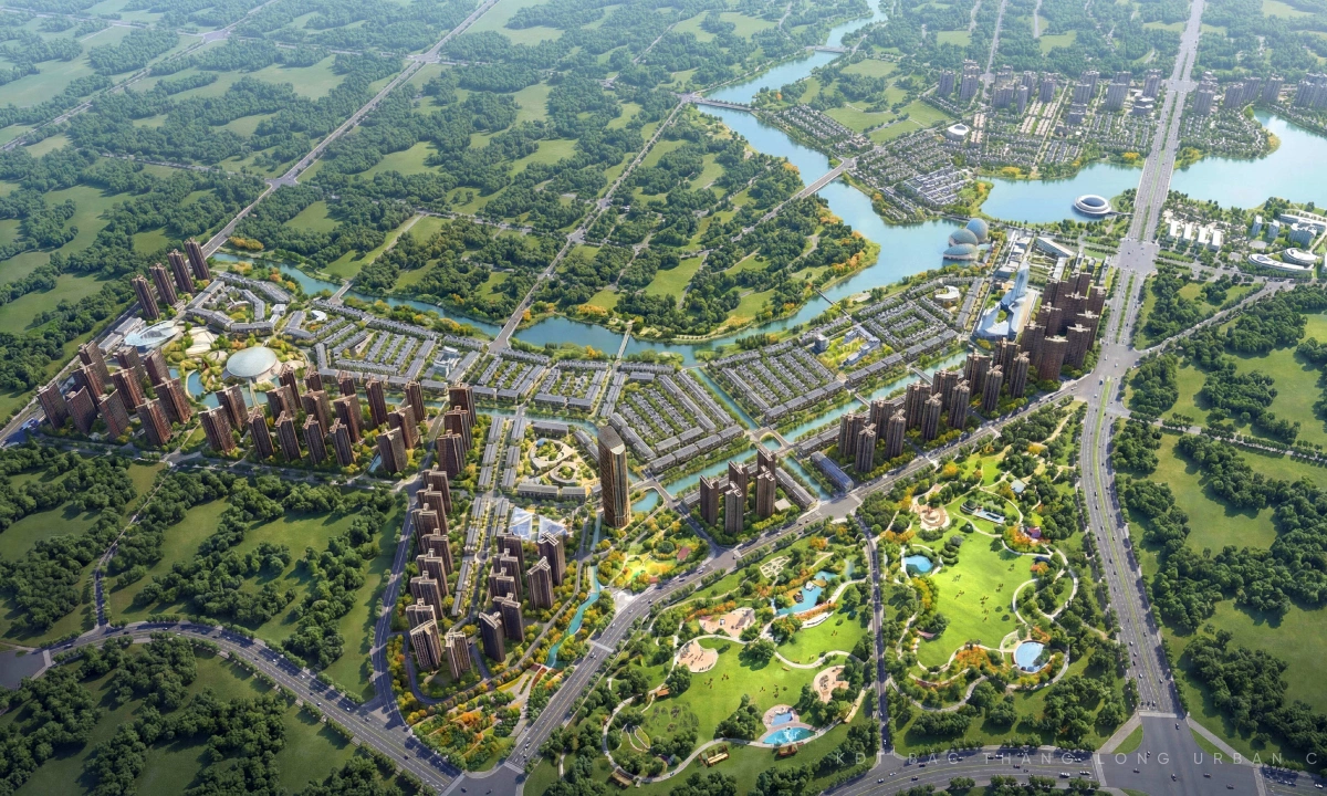 하노이 북부 지형 바뀐다… 동아인·멜린에 1,400헥타르 규모 신도시 착공