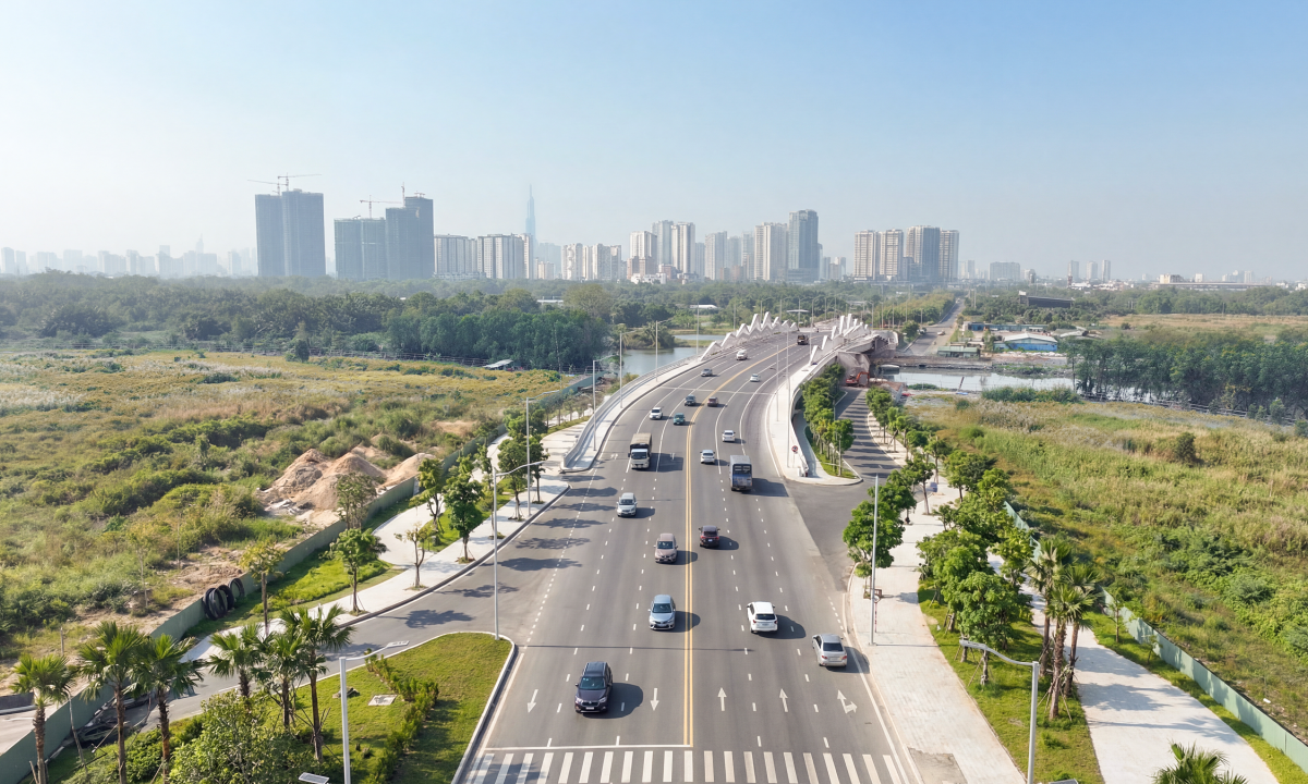호찌민 동부 리엔 프엉 축 도로, 설 연휴 교통 정체 해소 효자 노릇