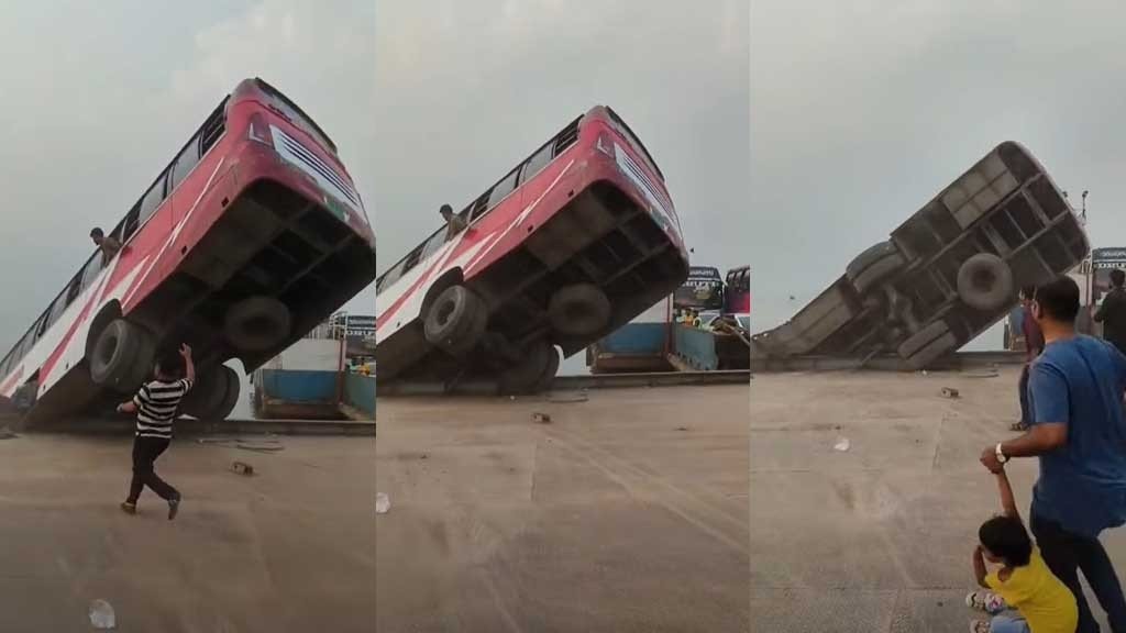 방글라서 40명 탄 버스 강으로 추락…18명 사망·11명 실종 추정