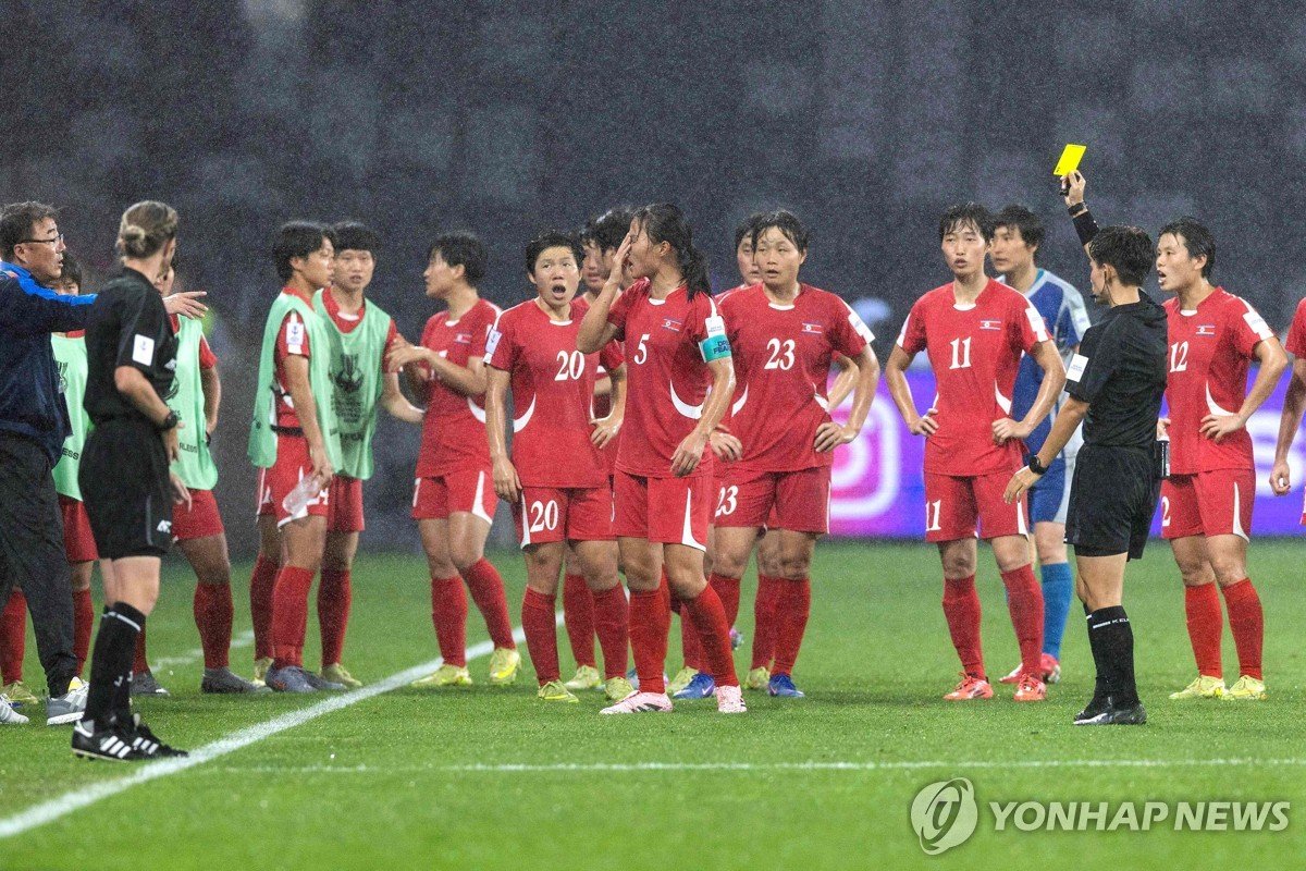 북한 여자축구, 아시안컵서 중국에 역전패