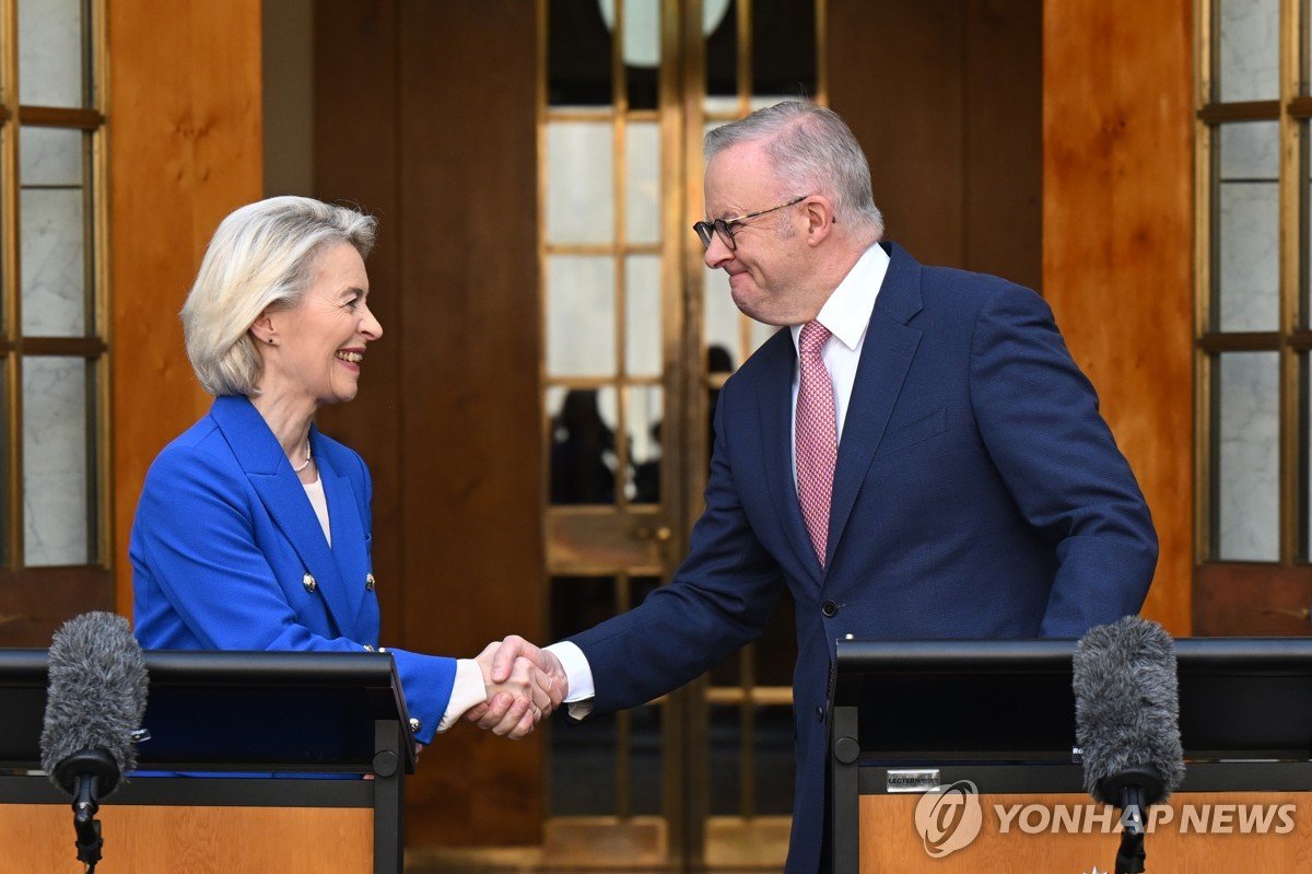 EU·호주 FTA 체결, 관세 99% 철폐