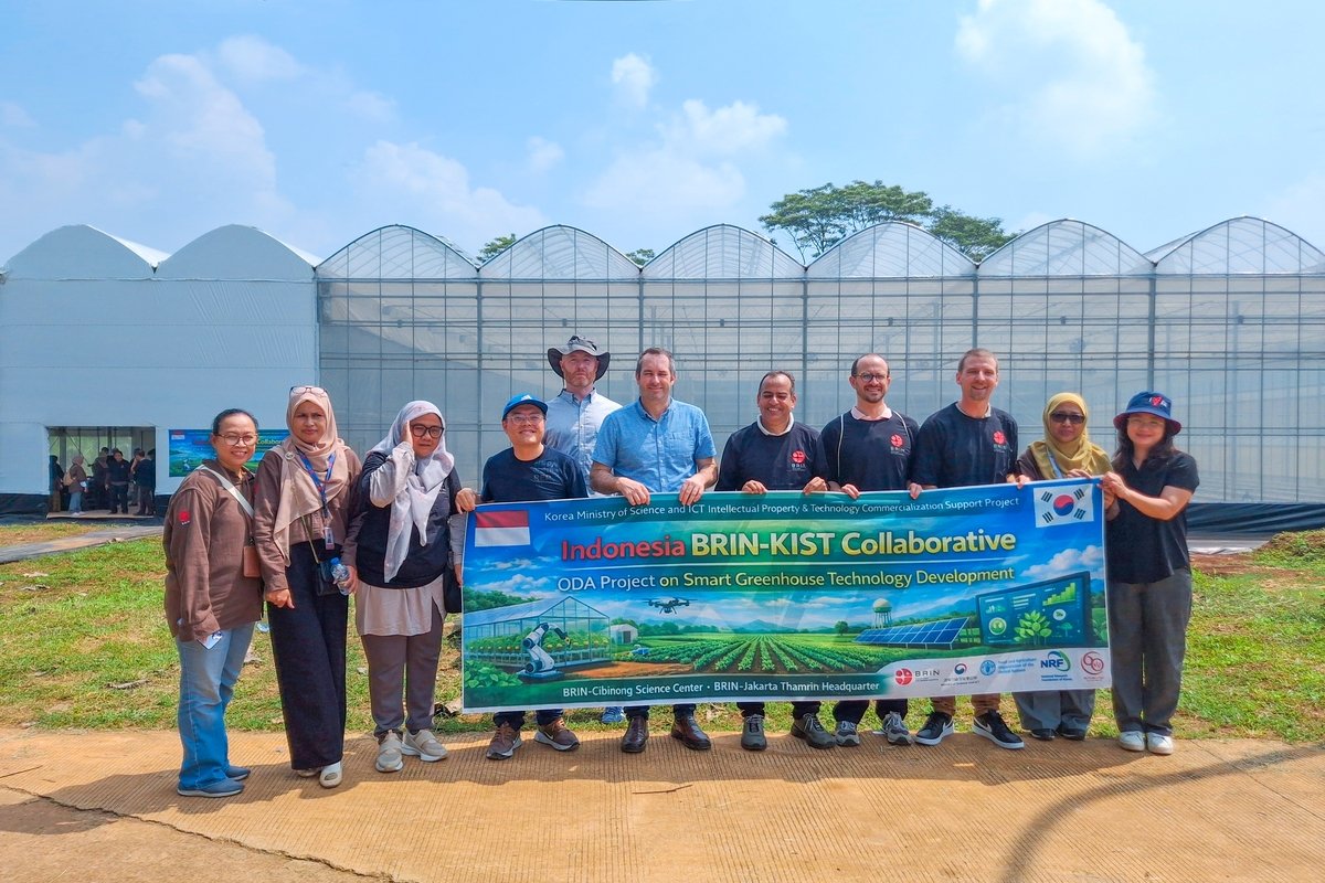 KIST, 인니 최대 연구용 스마트 온실 구축…5월 말 준공 예정