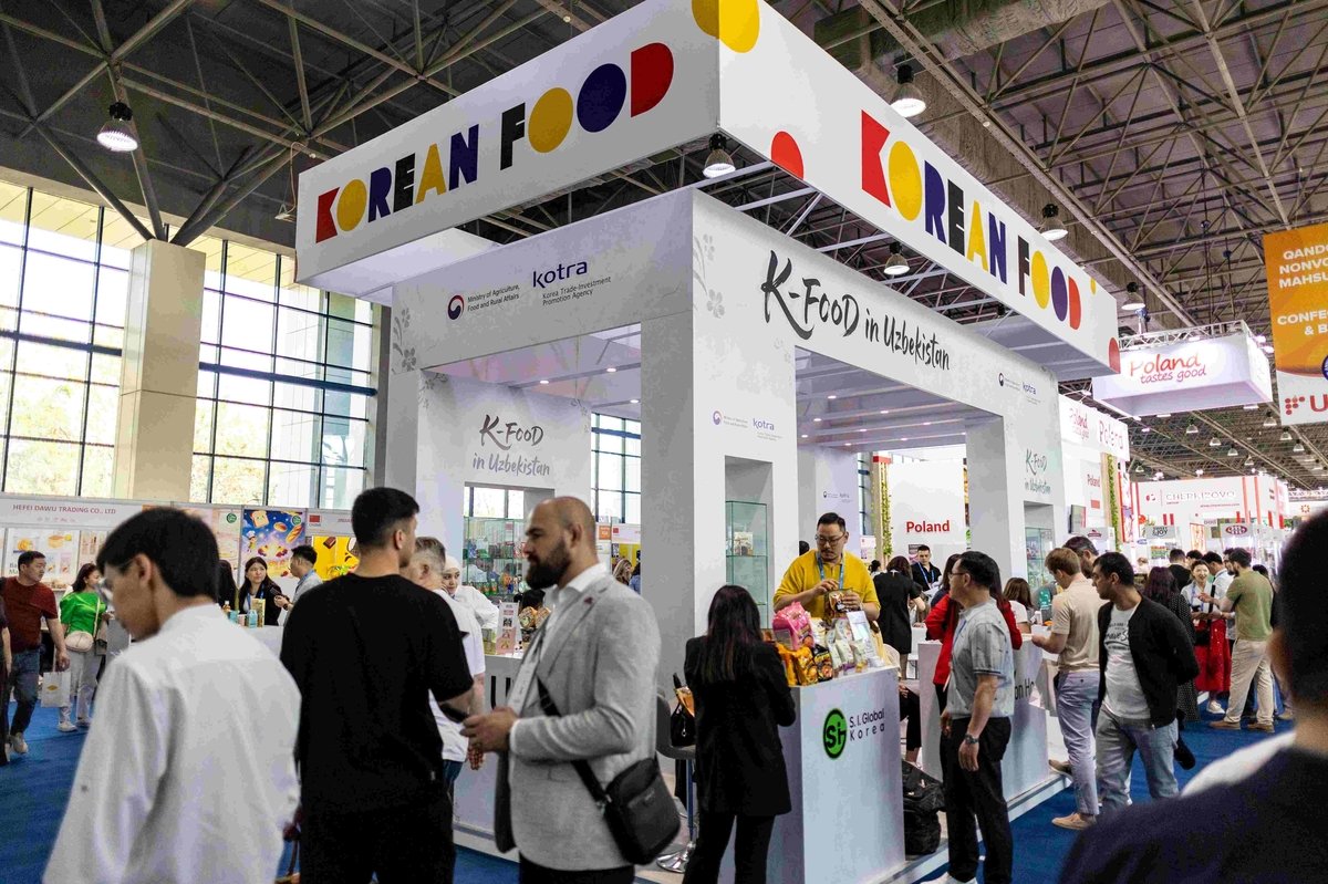 농식품부·코트라, 우즈벡 식품전시회에 한국관…K푸드 수출지원