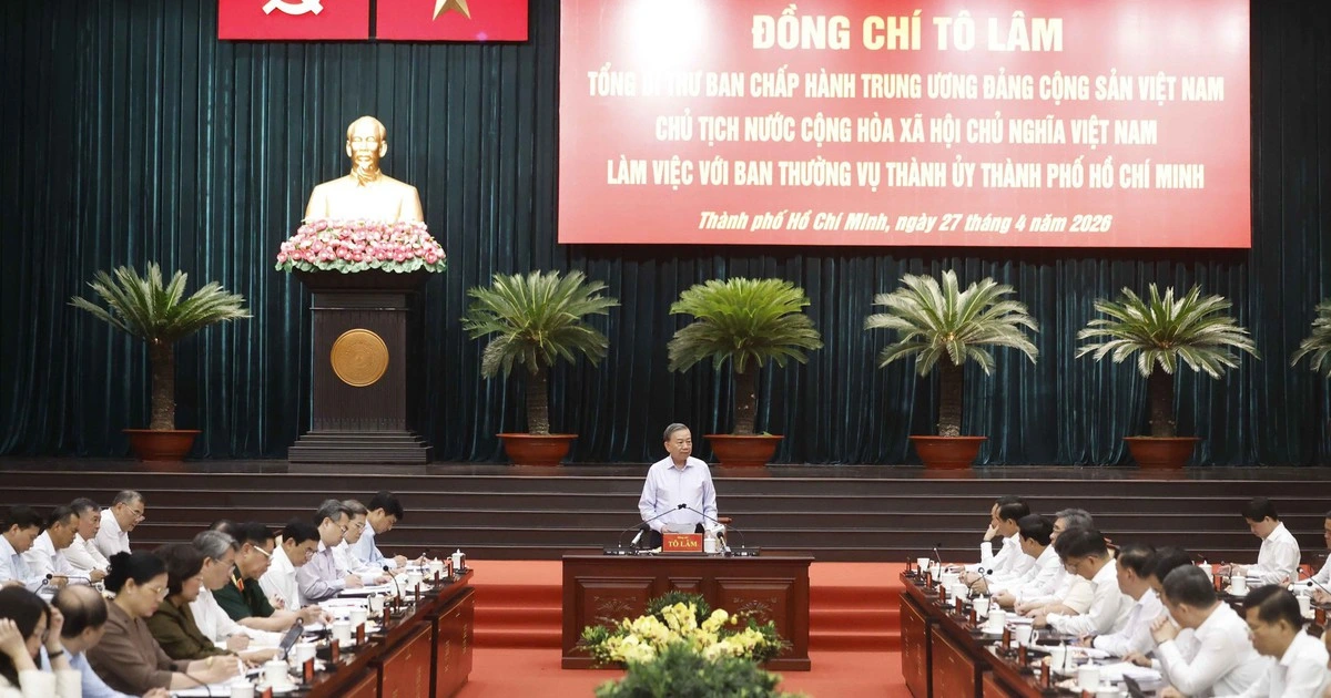 또 럼 총비서, 호찌민시 '특수도시법' 제정 추진 및 두 자릿수 성장 지시