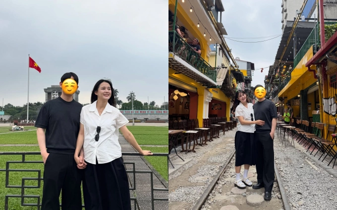 배우 남보라 남편과 첫 베트남 여행... 하노이서 쌀국수·기찻길 마을 만끽