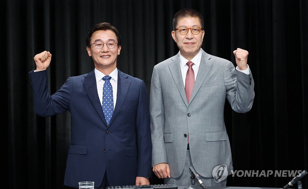 '네거티브 얼룩' 부산시장 후보 첫 TV토론회…서로 
