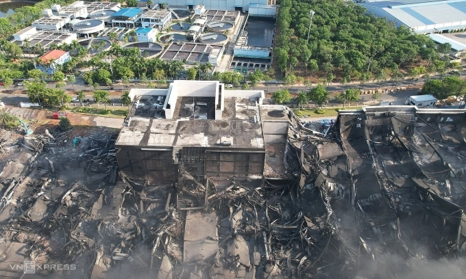 동나이 중국계 섬유공장 대형 화재… 노동자 1,350명 실직 위기