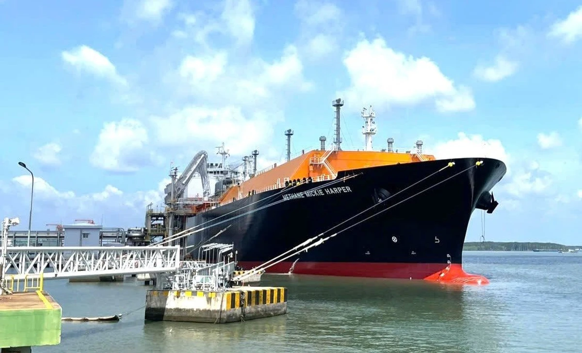캐나다발 LNG 선박, Thị Vải항 입항…7만3000톤 공급