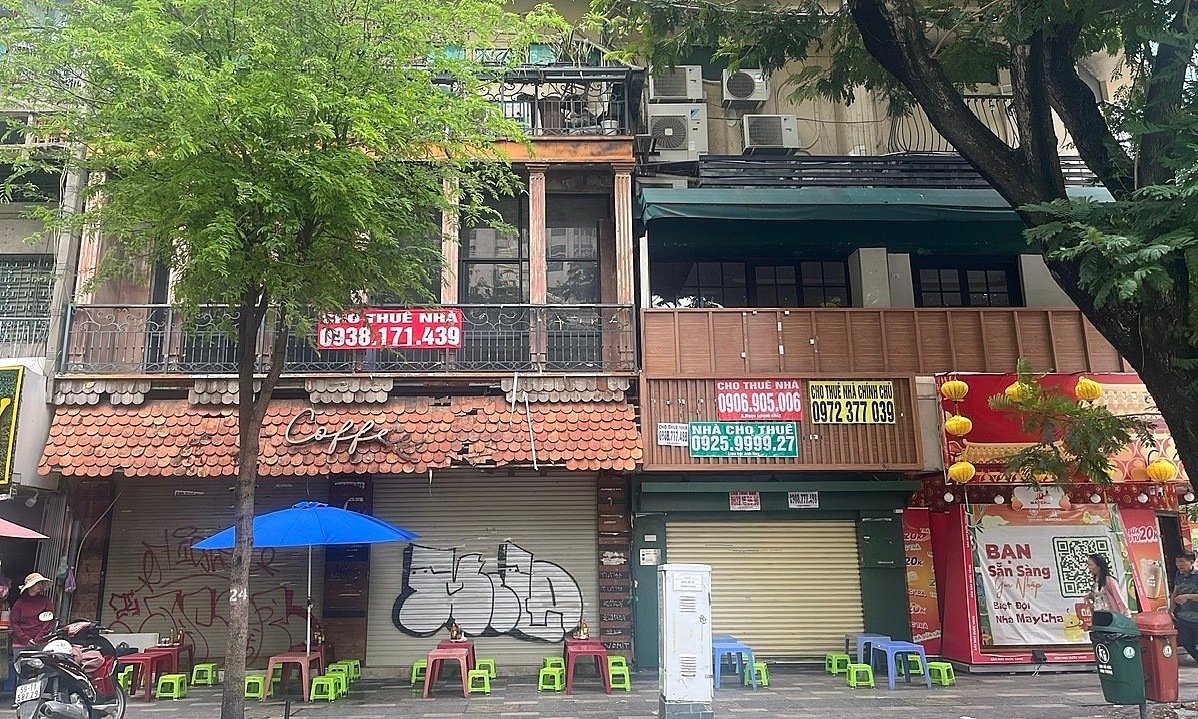 호찌민 상가 임대료 급락…반납 물결 확산