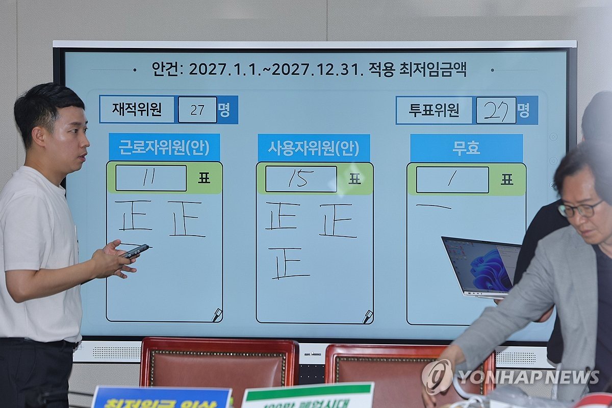 최저임금 1만700원 결정…경제계, 영세사업체 어려움 우려