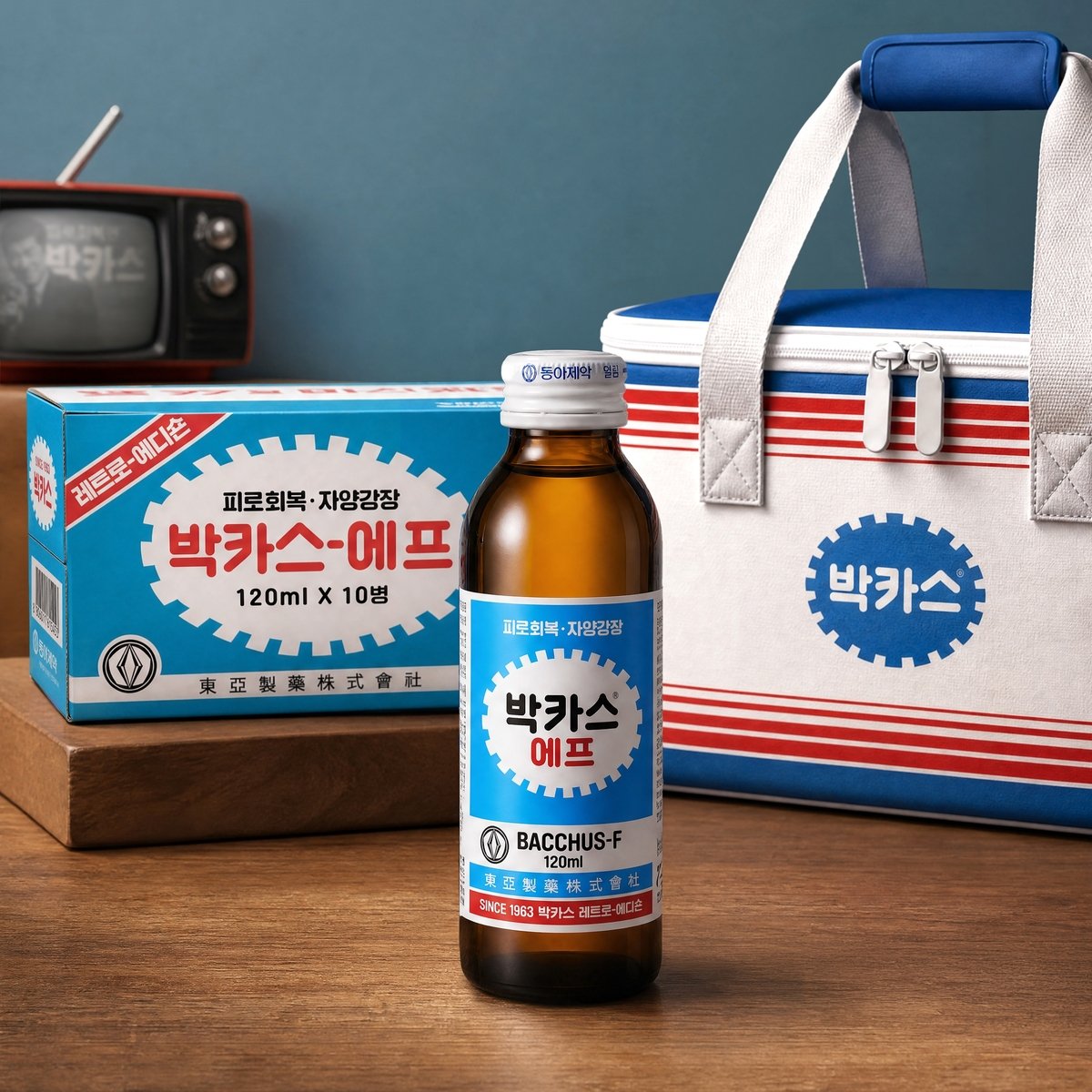 박카스·삐콤씨, 60년 전 레트로 디자인 한정판 출시