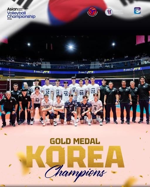 한국 남자배구, 동아시아선수권 2연패…일본 꺾고 통산 4회 우승