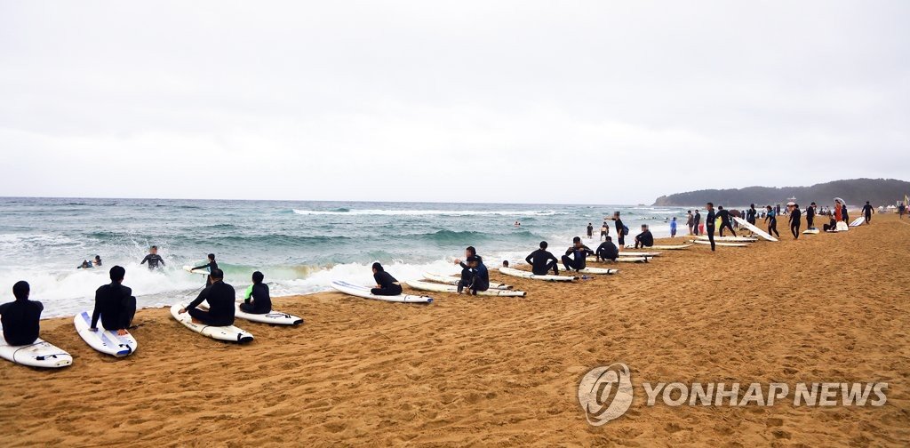 한국 해수욕장 배달 주문, 양양 서피비치 2.5배 급증