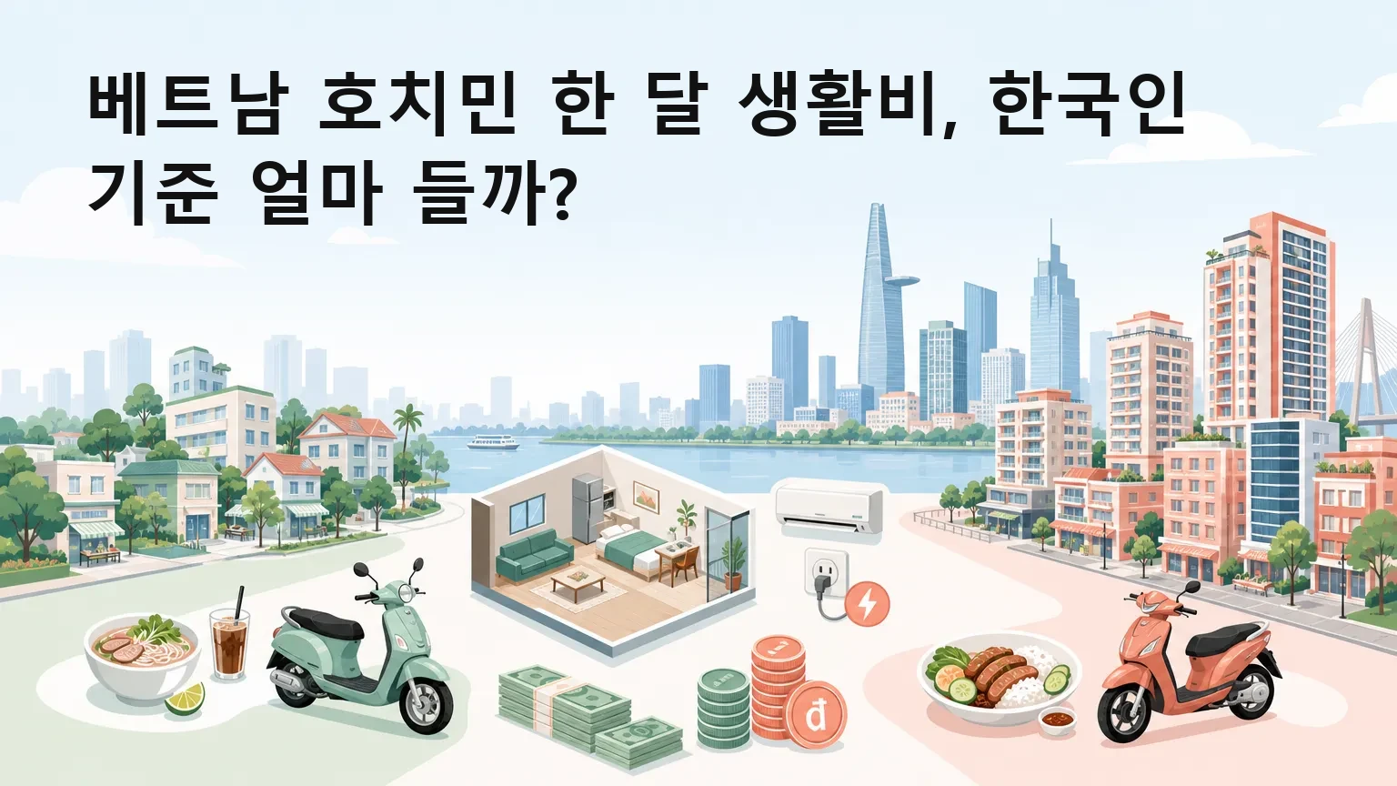 호치민 한 달 생활비 얼마 들까? 내가 살아보니 2,300만~4,200만동이 현실적이었어요
