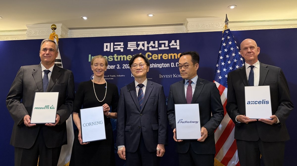 미국 첨단기업 4곳, 한국에 20억달러 투자 유치