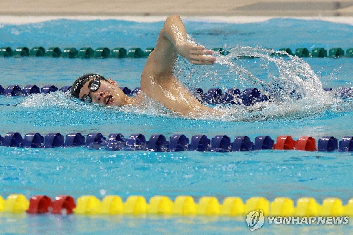 아시안게임 남자 자유형 100m, 황선우·판잔러·무라사 한중일 격돌