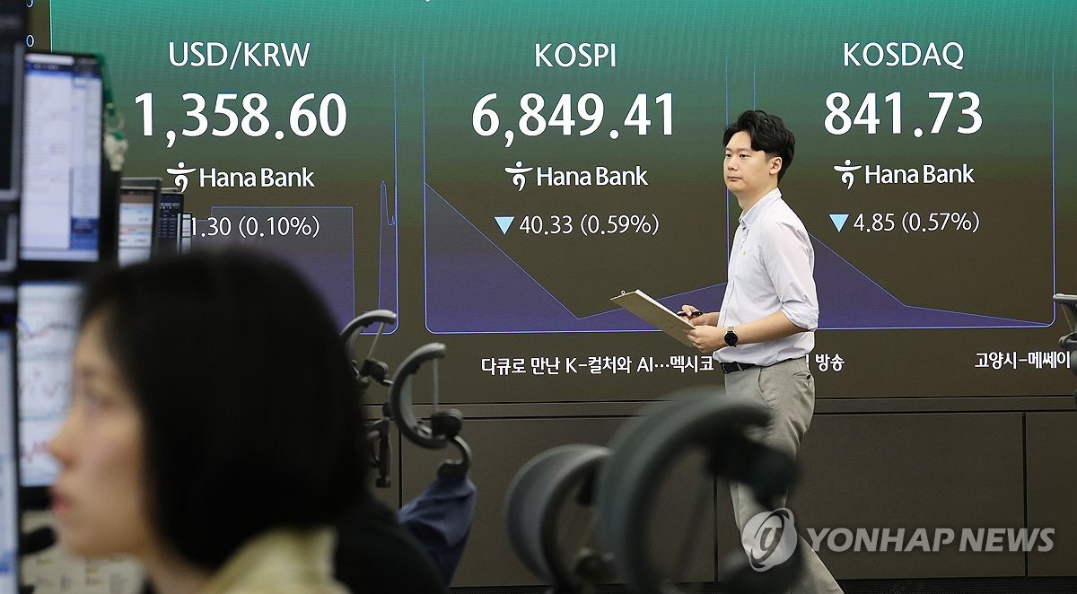 원/달러 환율, 엔화 개입 경계·수출업체 매도에 1,350원대 회귀