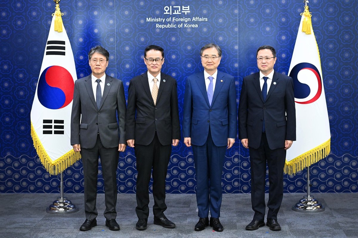 조현 외교장관, 한중일 TCS 신임 사무총장단 접견