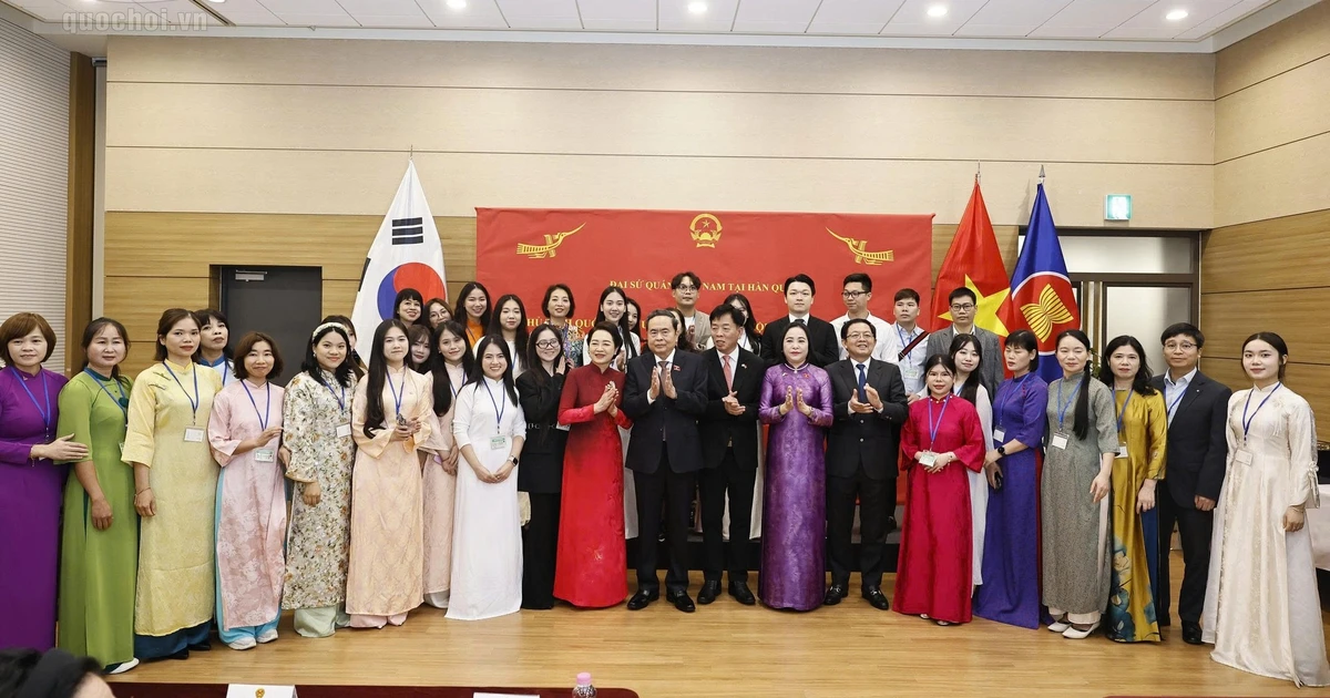 쩐탄만 베트남 국회의장, 주한 교민 간담회… 