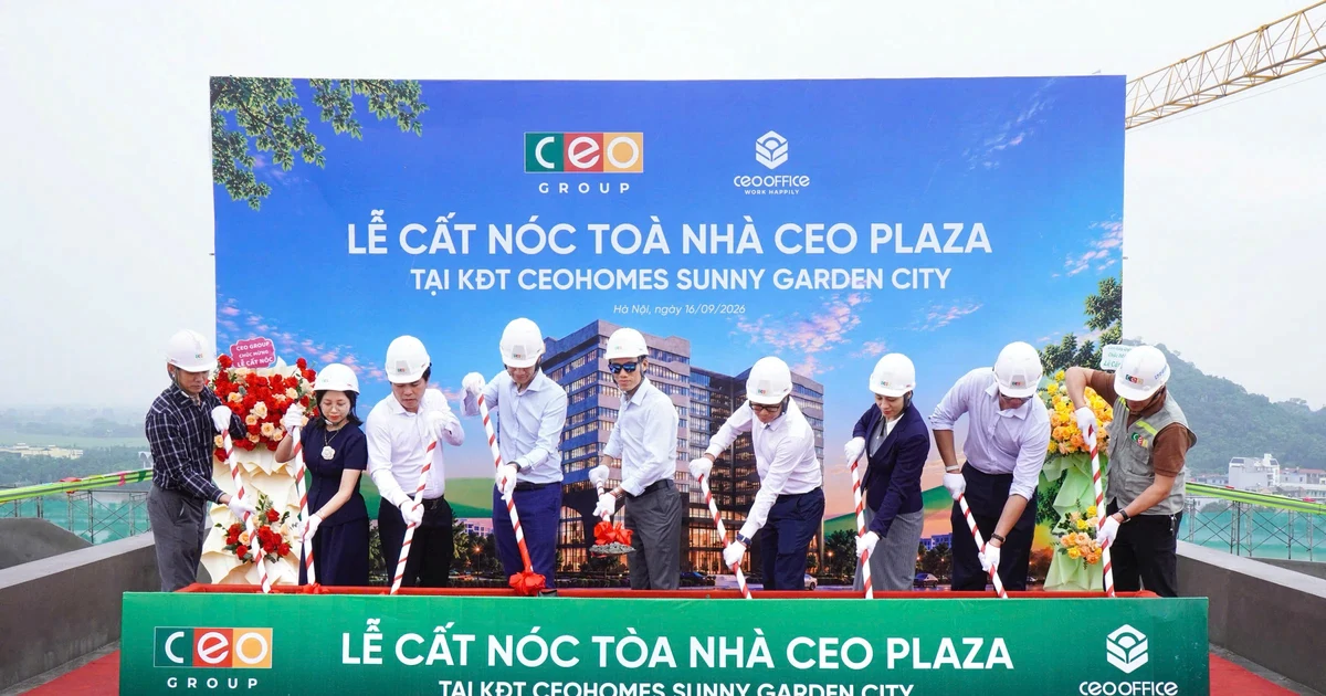 하노이 서부 CEO Plaza, 상량식 완료…녹색 건물 인증 추진